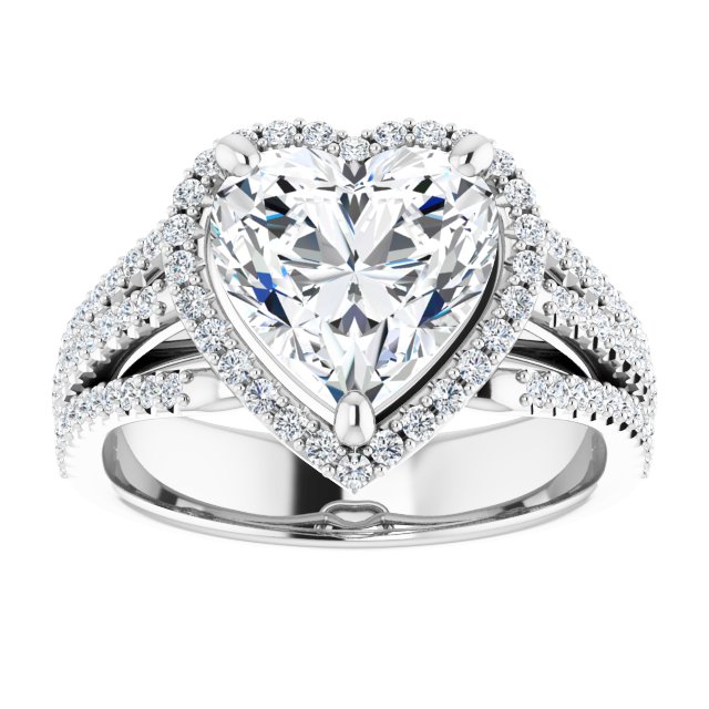 Halo-Style Engagement Ring