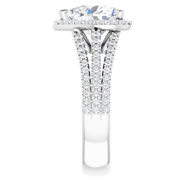 Halo-Style Engagement Ring