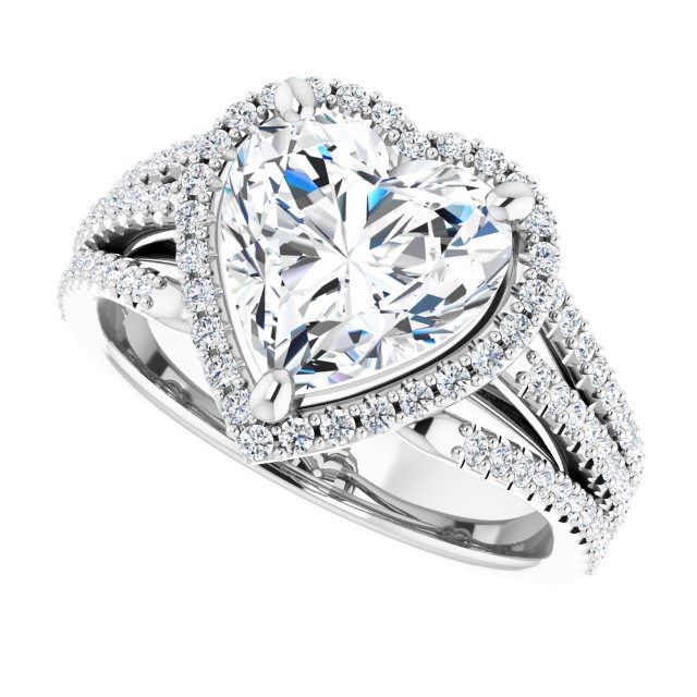 Halo-Style Engagement Ring