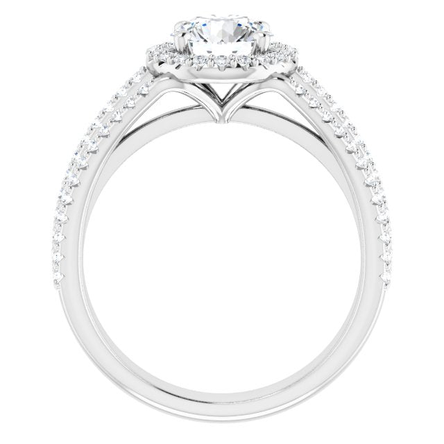 Halo-Style Engagement Ring
