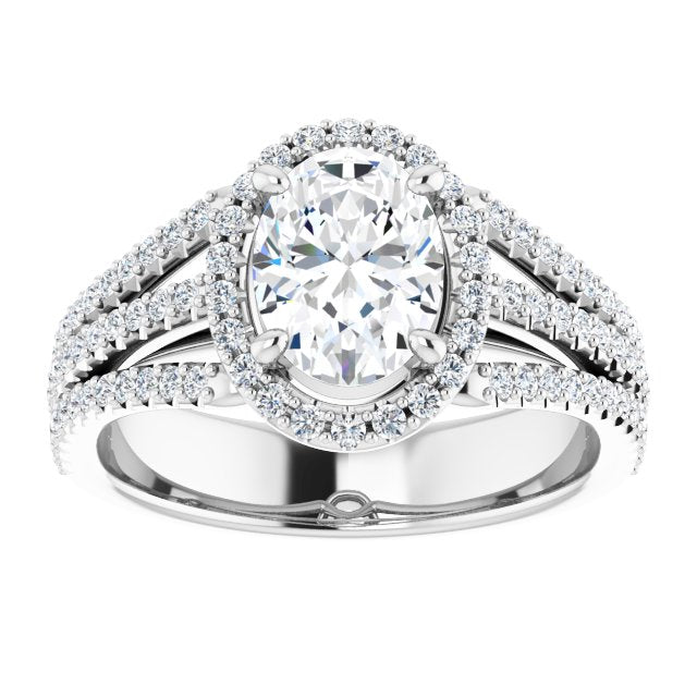 Halo-Style Engagement Ring
