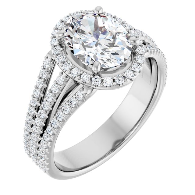 Halo-Style Engagement Ring