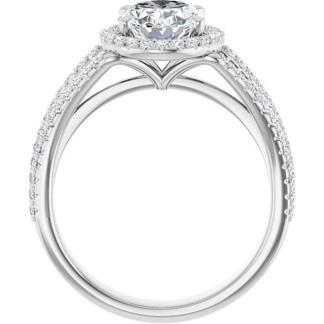 Halo-Style Engagement Ring