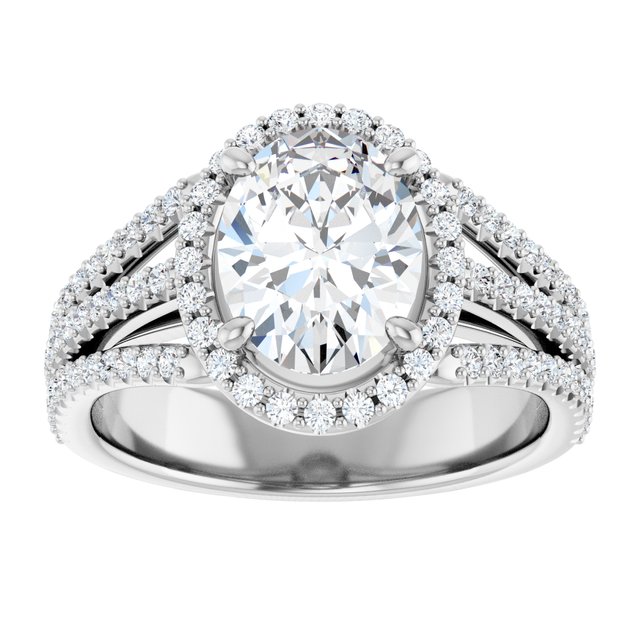 Halo-Style Engagement Ring