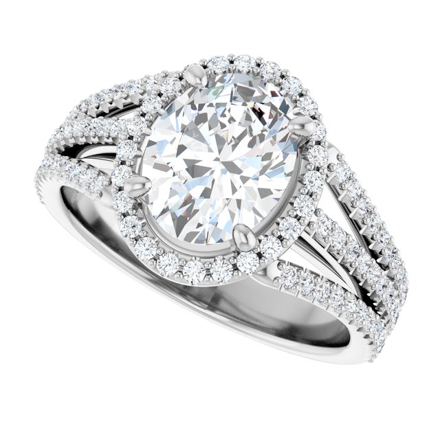 Halo-Style Engagement Ring