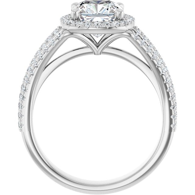 Halo-Style Engagement Ring