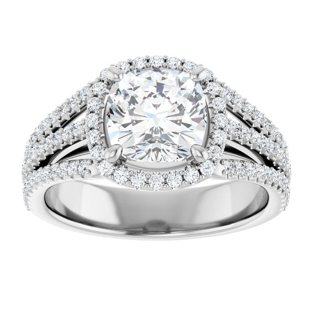 Halo-Style Engagement Ring