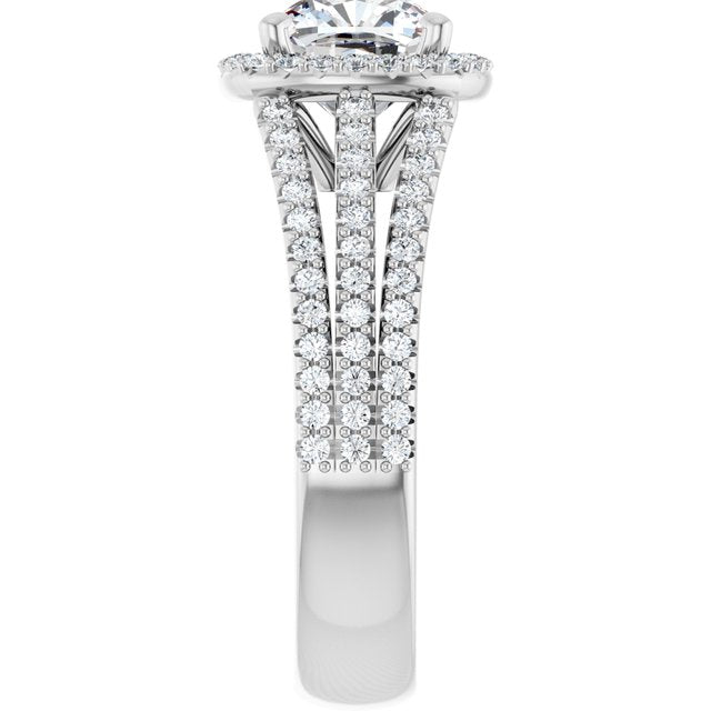 Halo-Style Engagement Ring