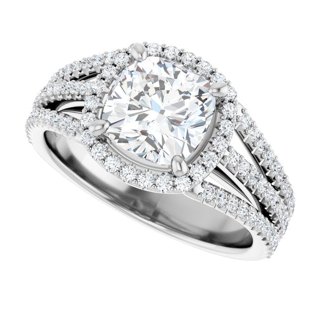 Halo-Style Engagement Ring