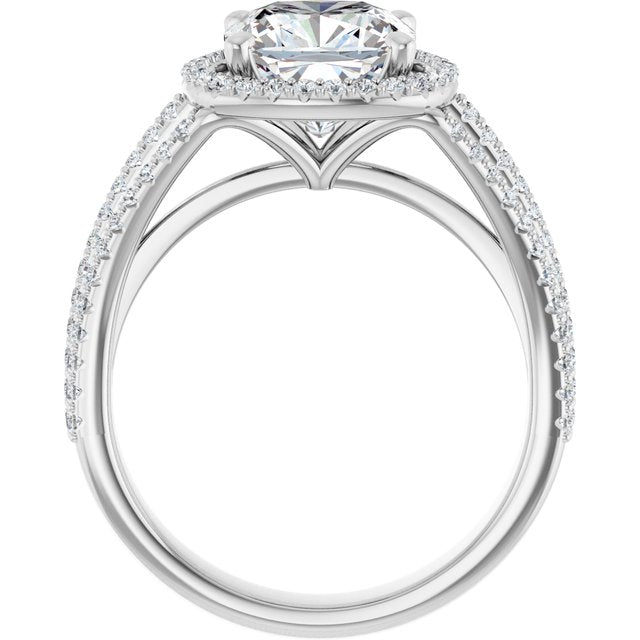 Halo-Style Engagement Ring