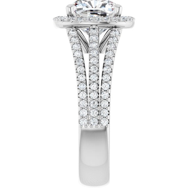 Halo-Style Engagement Ring