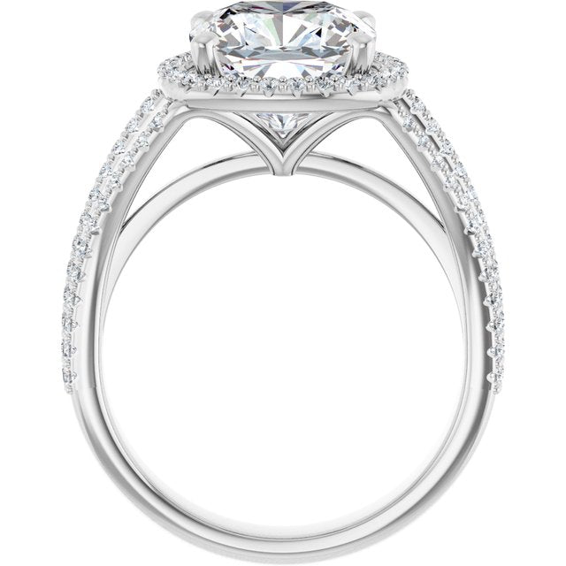Halo-Style Engagement Ring