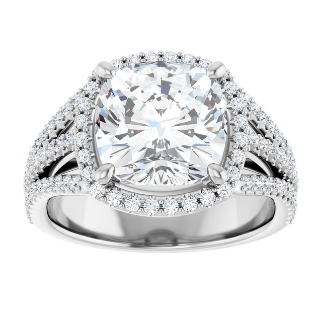 Halo-Style Engagement Ring