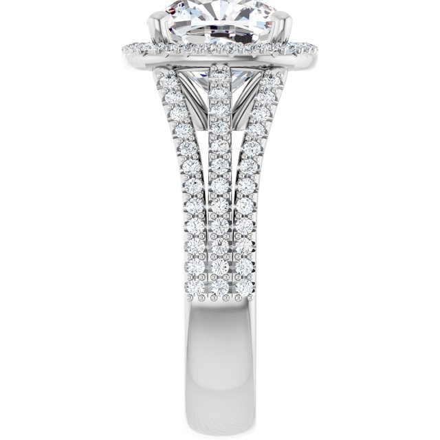Halo-Style Engagement Ring