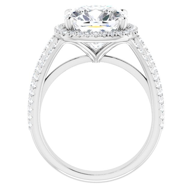 Halo-Style Engagement Ring