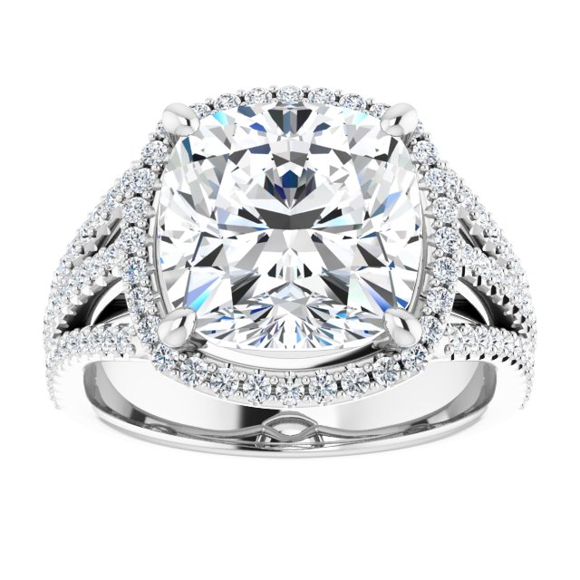 Halo-Style Engagement Ring