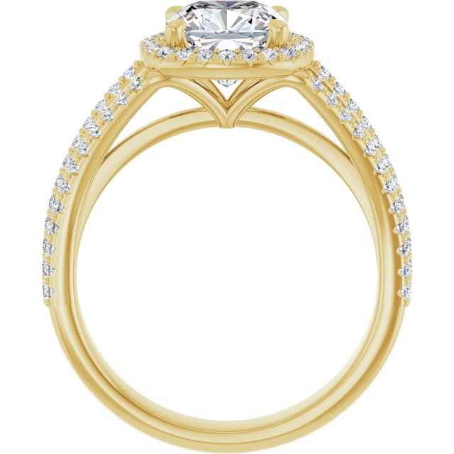 Halo-Style Engagement Ring