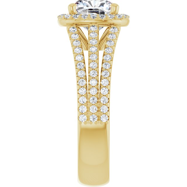 Halo-Style Engagement Ring