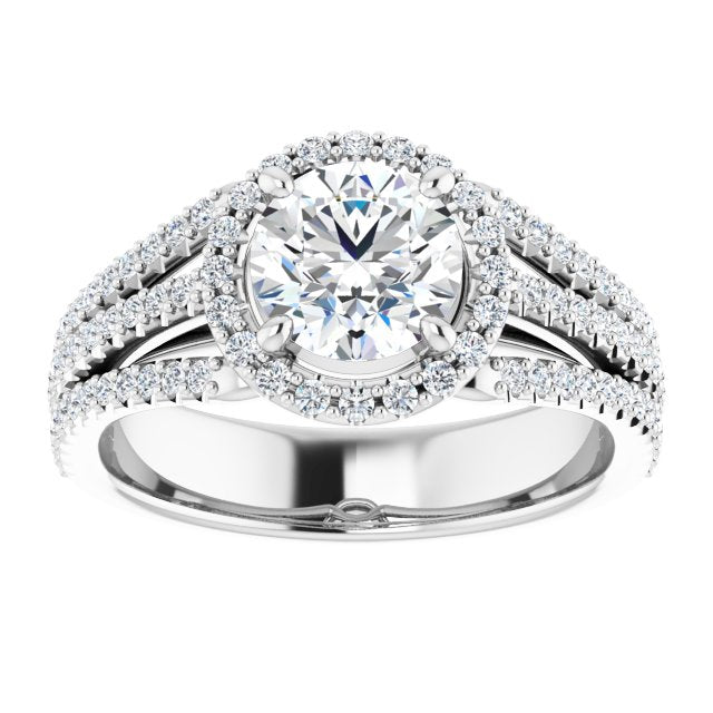 Halo-Style Engagement Ring