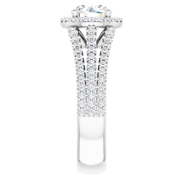 Halo-Style Engagement Ring