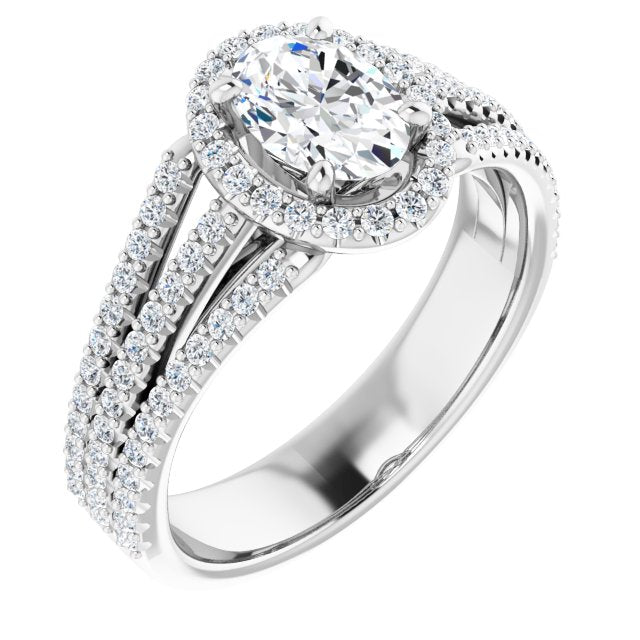 Halo-Style Engagement Ring