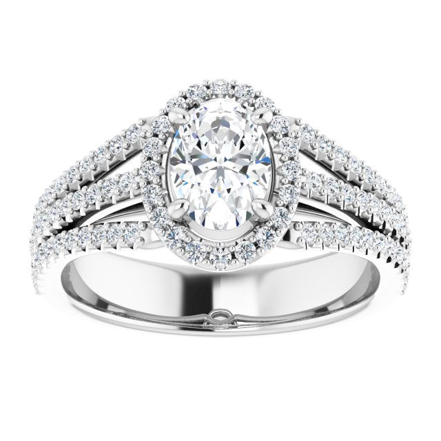 Halo-Style Engagement Ring
