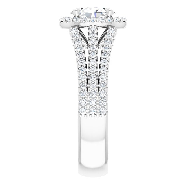 Halo-Style Engagement Ring