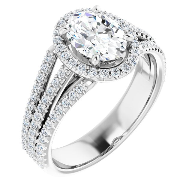 Halo-Style Engagement Ring