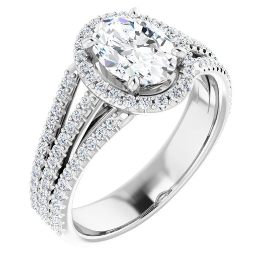 Halo-Style Engagement Ring