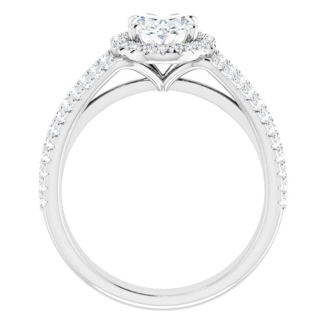 Halo-Style Engagement Ring