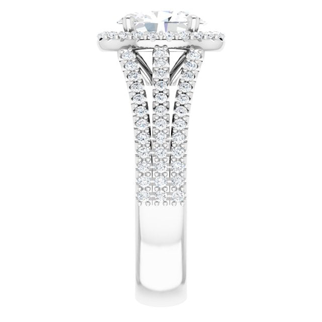 Halo-Style Engagement Ring