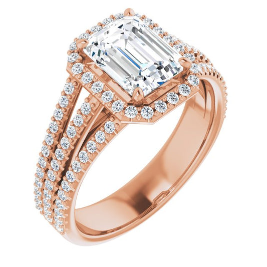 Halo-Style Engagement Ring