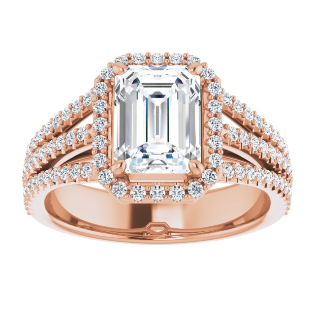Halo-Style Engagement Ring
