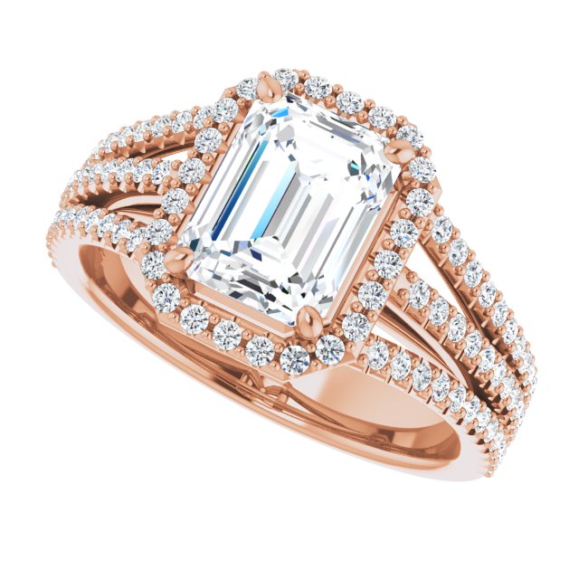 Halo-Style Engagement Ring