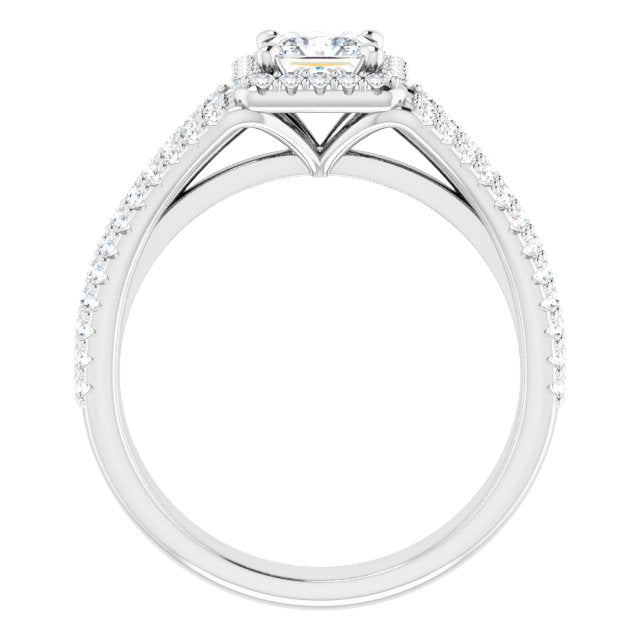 Halo-Style Engagement Ring