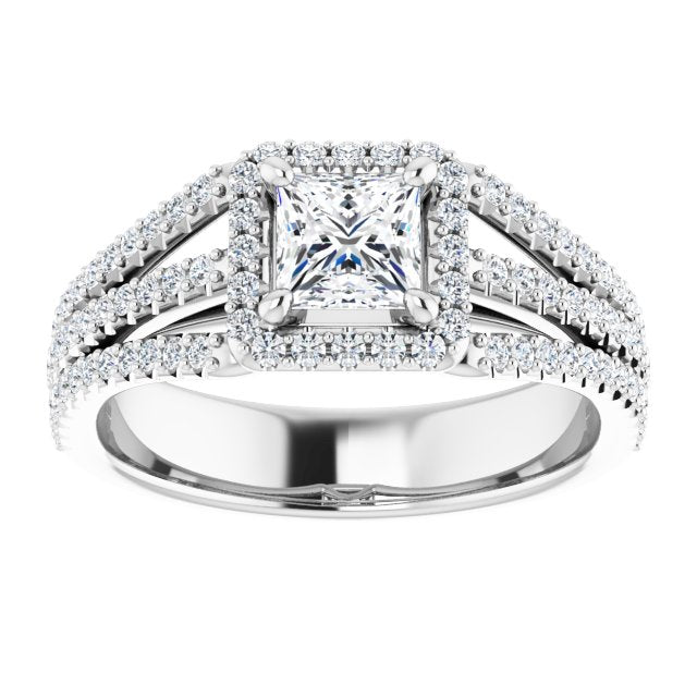 Halo-Style Engagement Ring