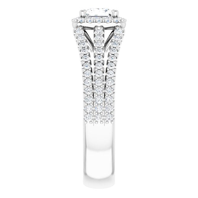 Halo-Style Engagement Ring