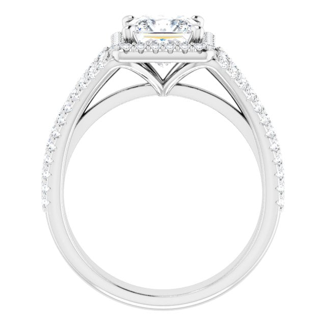 Halo-Style Engagement Ring