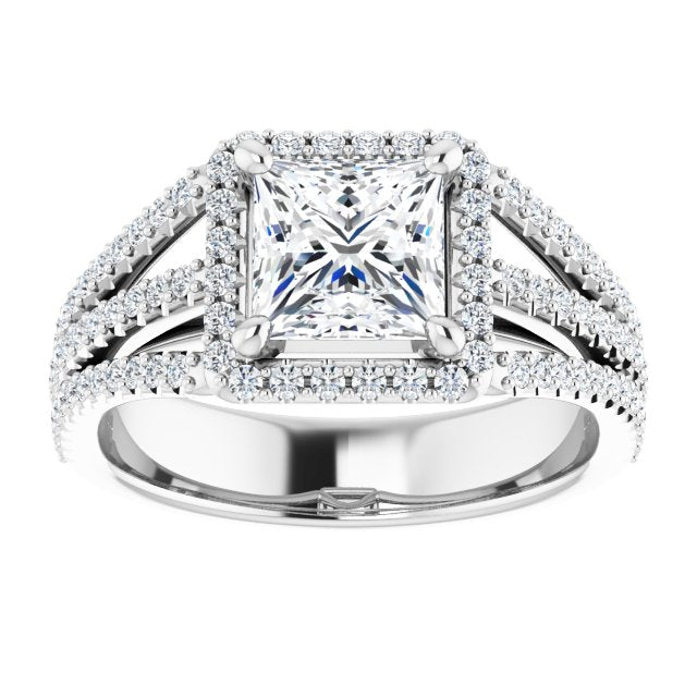 Halo-Style Engagement Ring