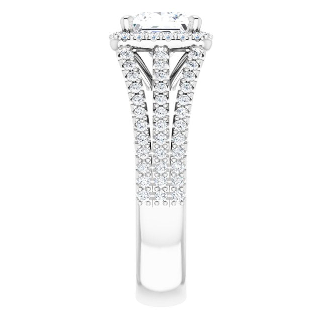 Halo-Style Engagement Ring