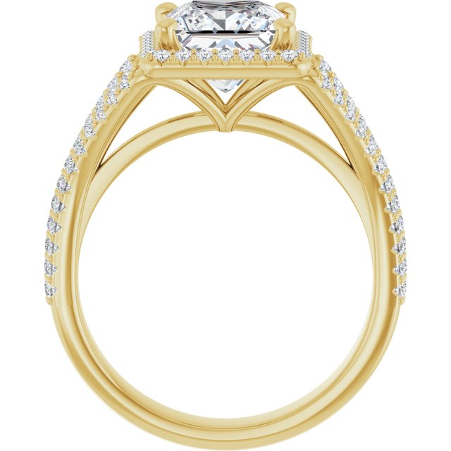 Halo-Style Engagement Ring