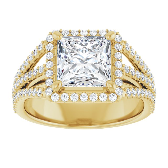 Halo-Style Engagement Ring