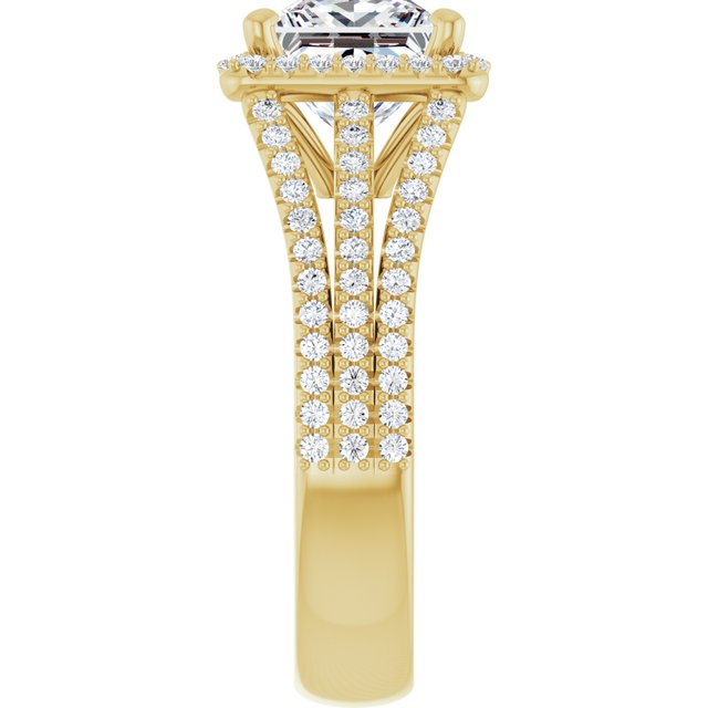 Halo-Style Engagement Ring