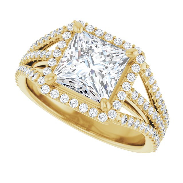Halo-Style Engagement Ring