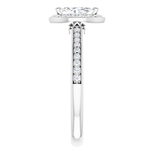 Halo-Style Engagement Ring