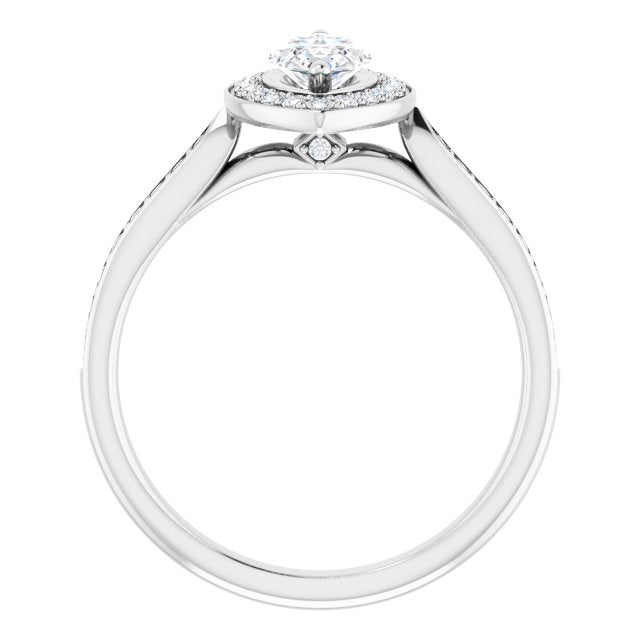 Halo-Style Engagement Ring