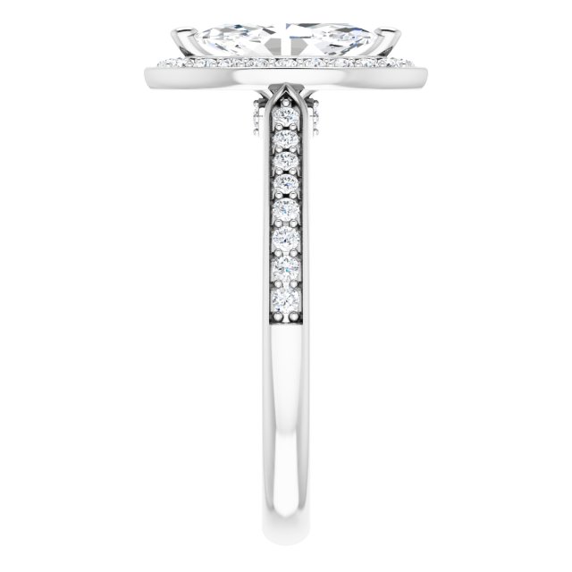 Halo-Style Engagement Ring