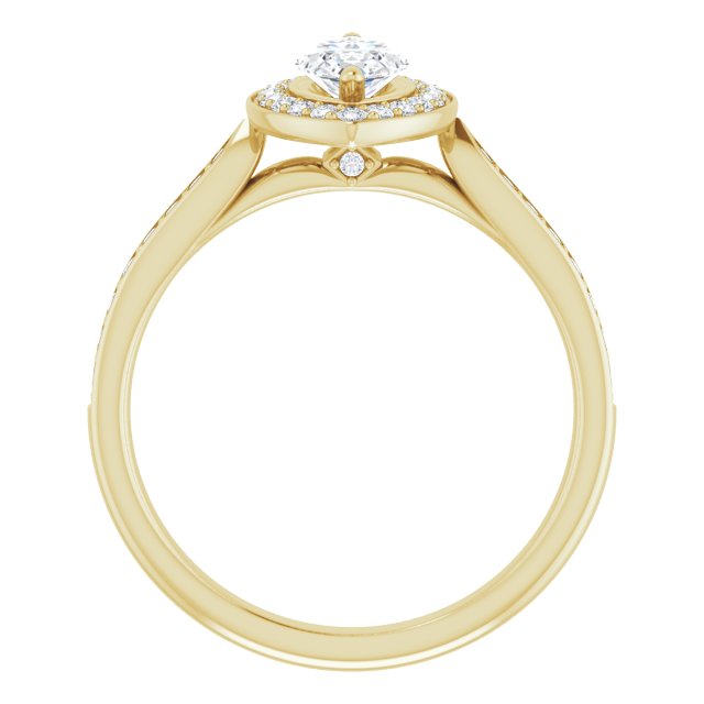 Halo-Style Engagement Ring