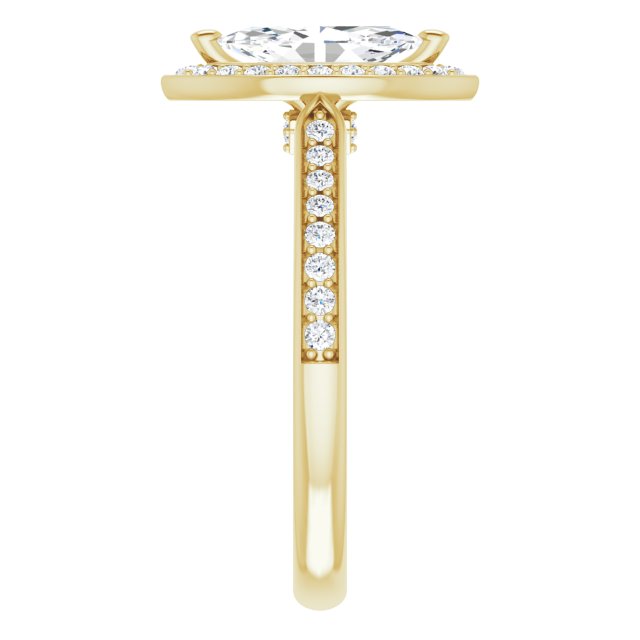 Halo-Style Engagement Ring