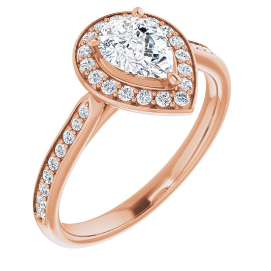 Halo-Style Engagement Ring